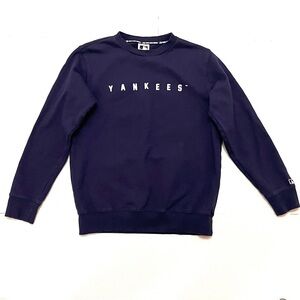 New York Yankees MLB Crewneck Sweatshirt Navy Size M